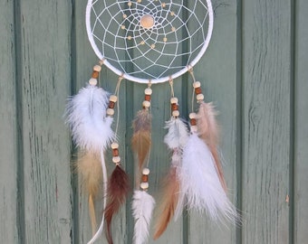 White dream catcher  the chic bohemian spirit