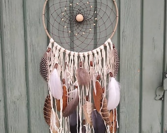 Boho chic dream catcher 20 cm diameter