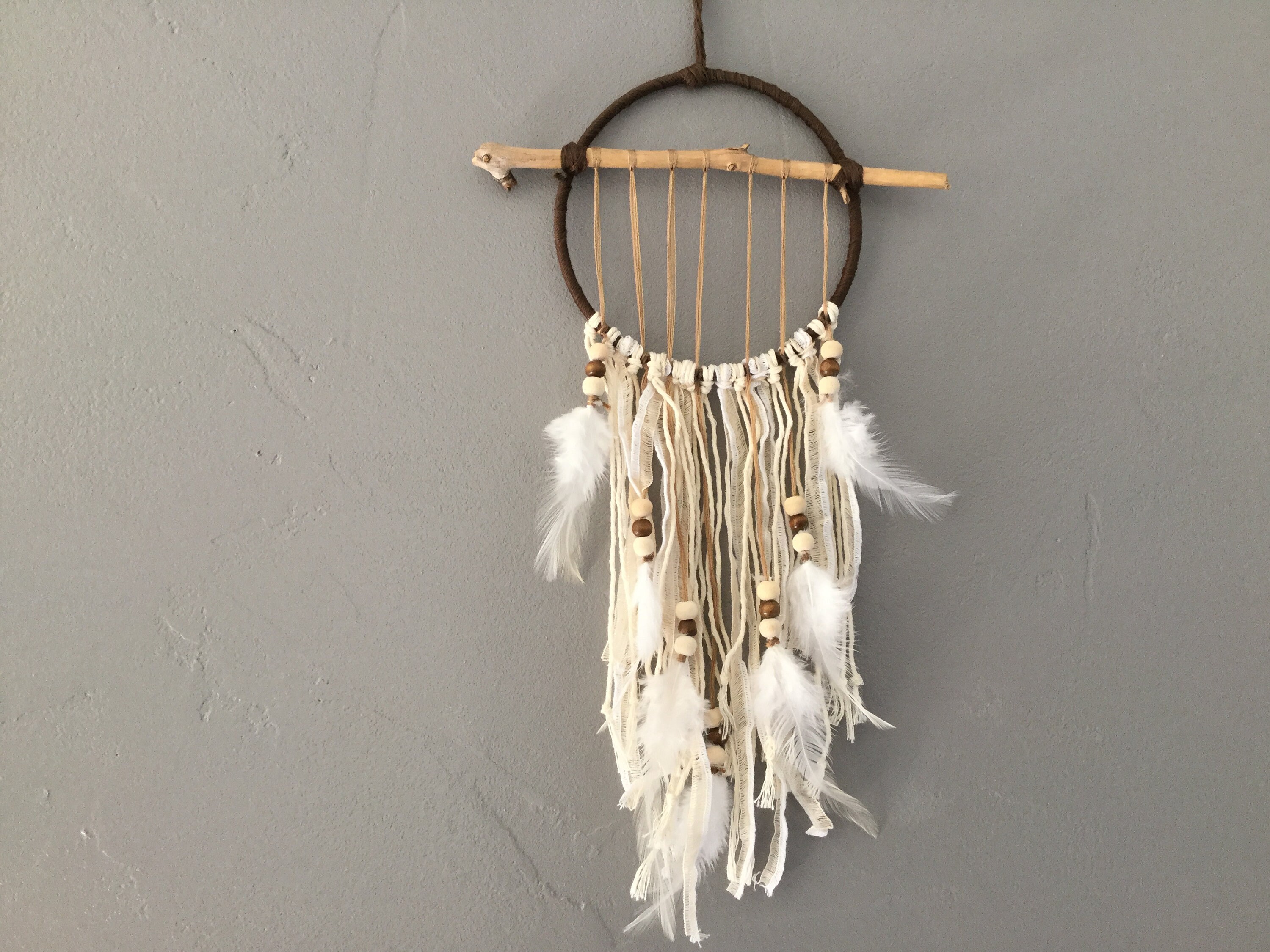 Attrape Rêve Bohème Chic 12 cm de Diamètre