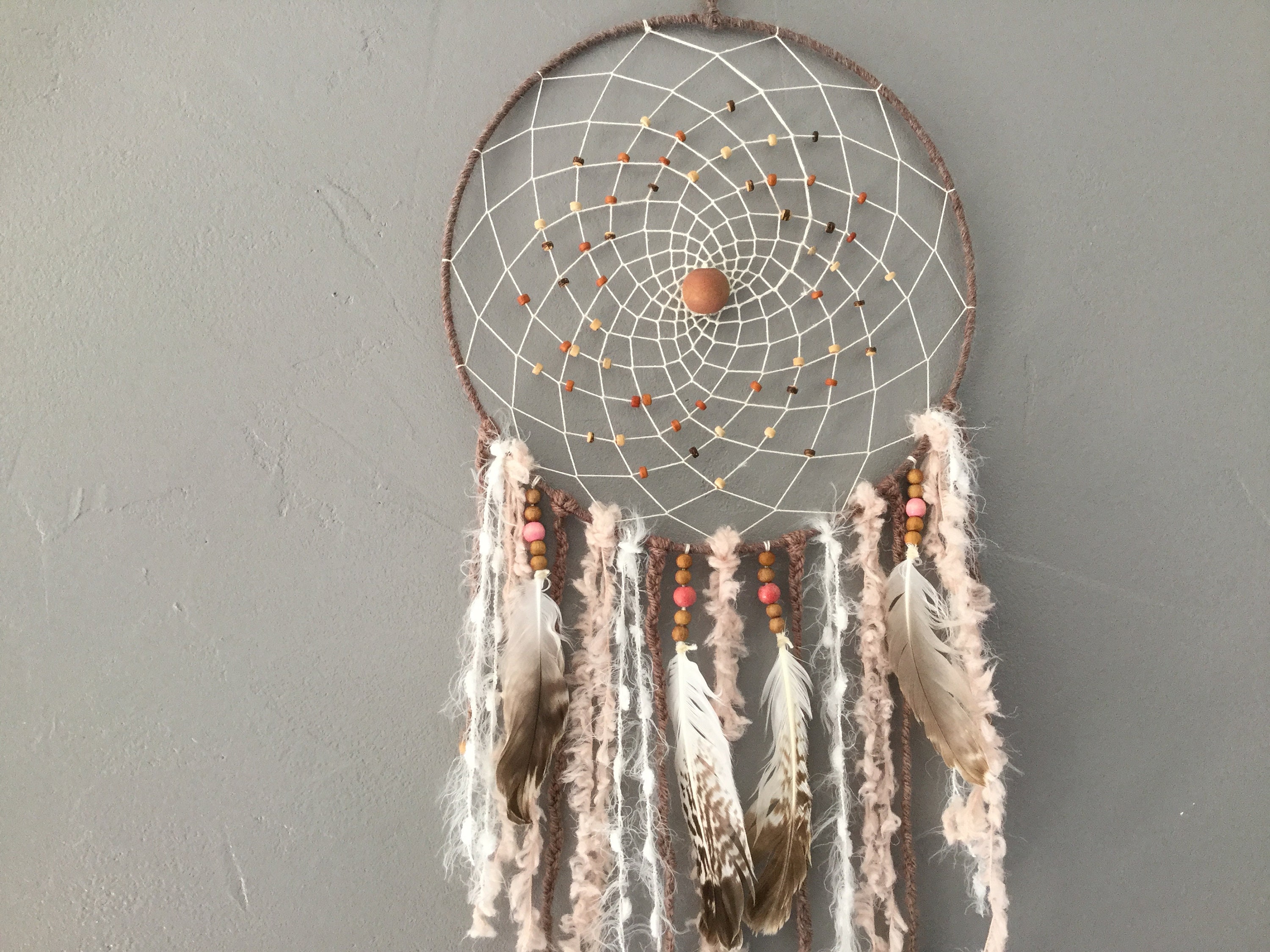 Attrape Rêve Épuré de 25 cm Diamètre