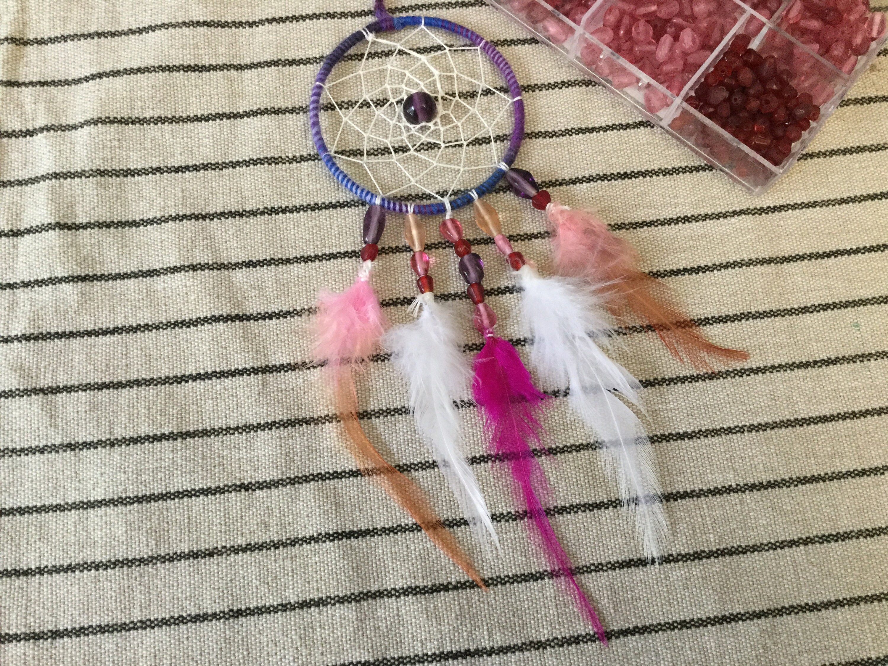 Ce Ravissant Attrape Rêve Hippie Chic de 7 cm Diamètre