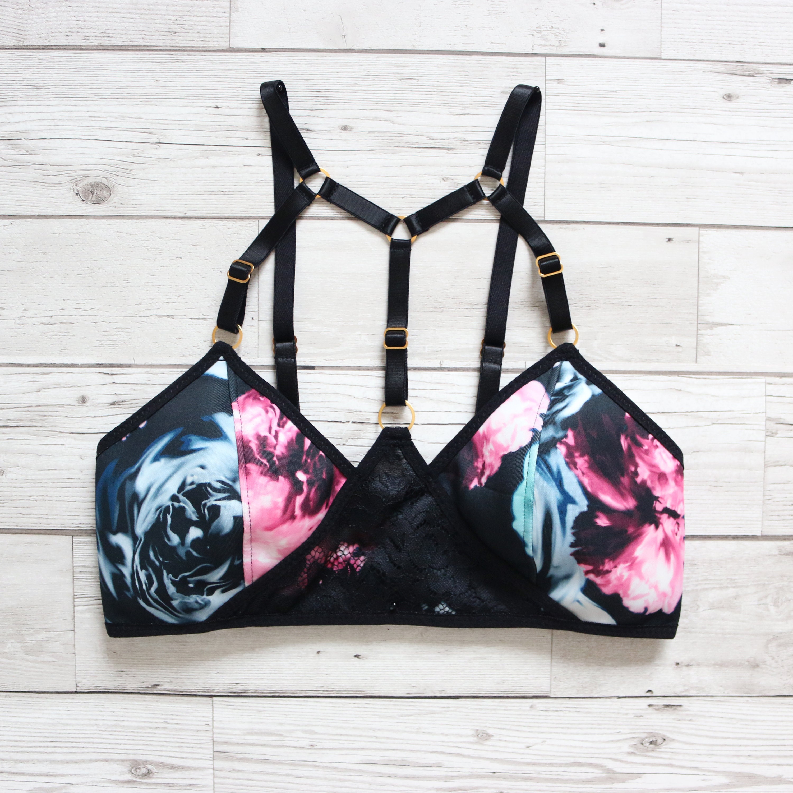 high neck cami bra