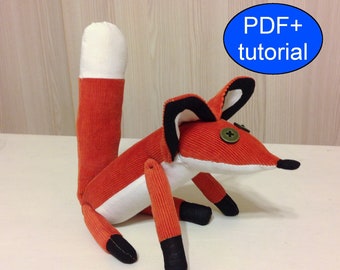 Little prince fox Pattern PDF Fox toy sewing Tutorial  Stuffed animal fox plush doll Le Petite Prince