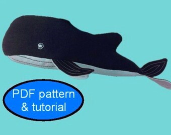 diy whale stuffed animal