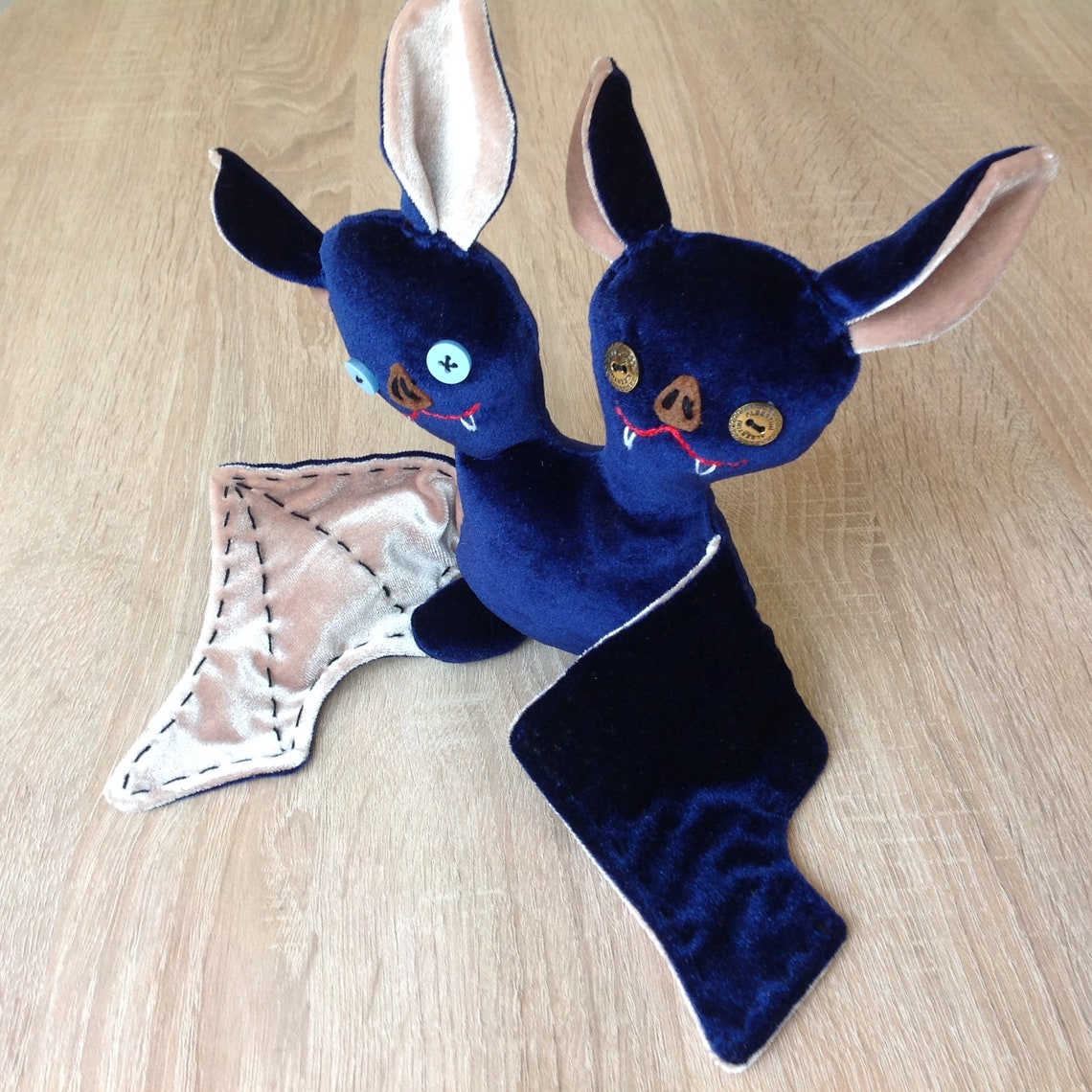 Bat Sewing Pattern Tutorial Bat Plush Pattern Bat Two headed Etsy 