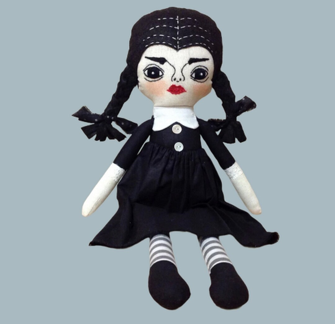 Wednesday Addams Doll Creepy Doll Horror Doll Haunted Doll - Etsy