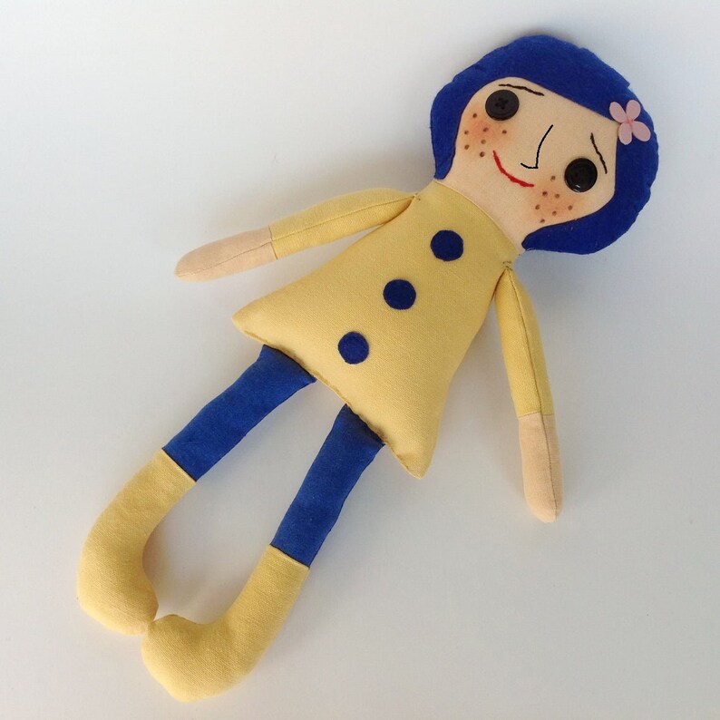 Coraline Doll Sewing Pattern & Tutorial PDF Rag Doll Pattern Etsy