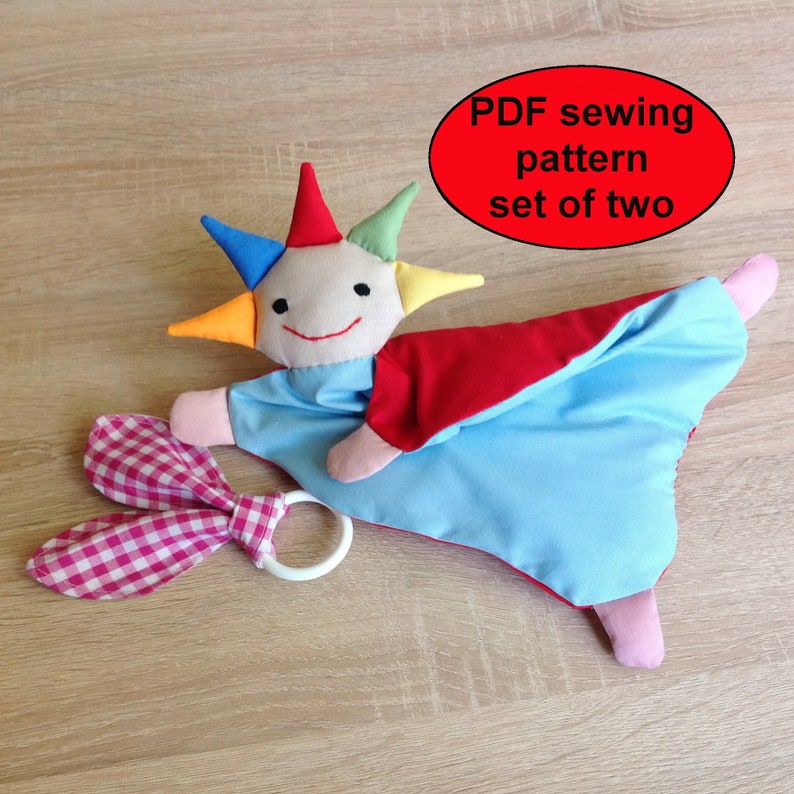 Baby lovey pattern Baby blanket Sewing pattern & Tutorial PDF Etsy