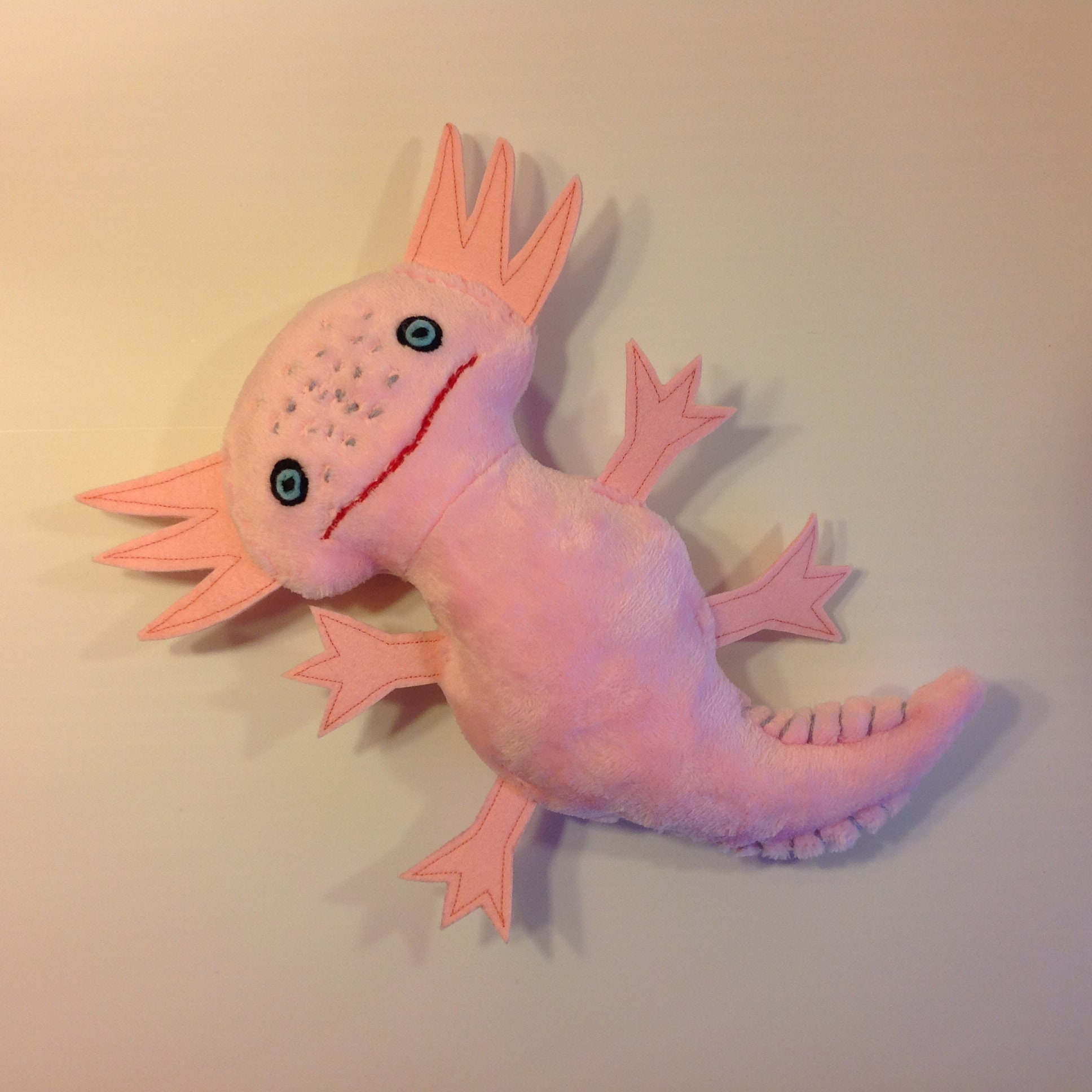 Plush sewing pattern Axolotl DIY Stuffed axolotl sewing Etsy