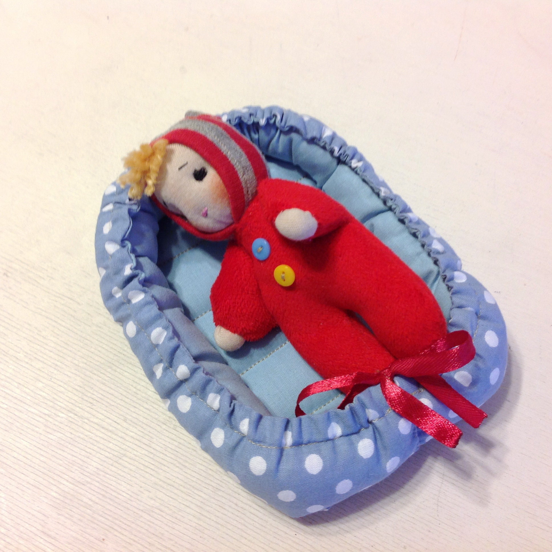 Tiny Doll in Sleeping Bag Sewing Pattern & Tutorial PDF Mini Etsy