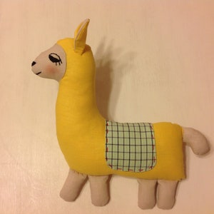 Stuffed Llama pattern PDF Lama plush toy for kids Llama sewing pattern & tutorial Pillow Llama DIY plushie pattern image 8