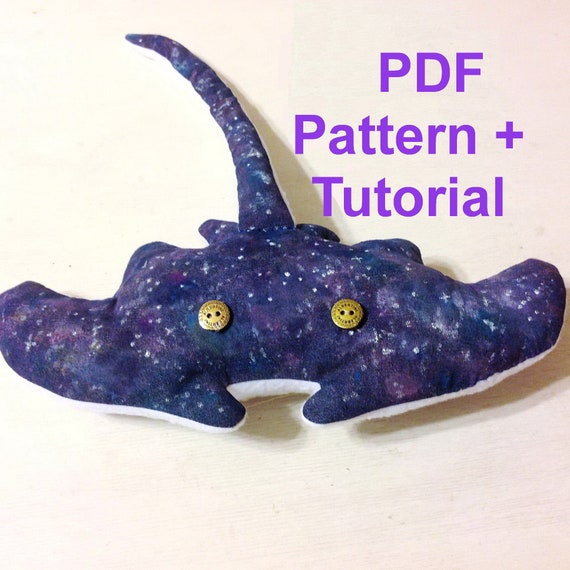 stingray stuffed animal pattern