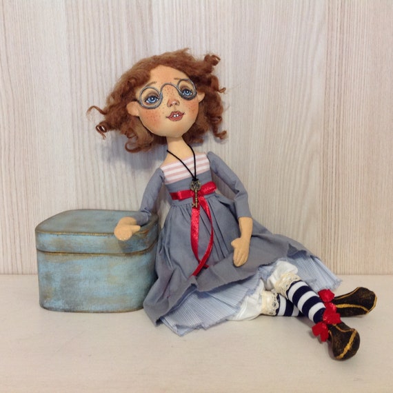 Hand Made Rag Doll Boudoir Doll Hand Made Rag Doll Boudoir Doll