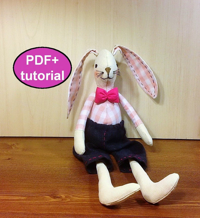 Printable Floppy Eared Bunny Sewing Pattern Printable Floppy Eared Bunny Sewing Pattern