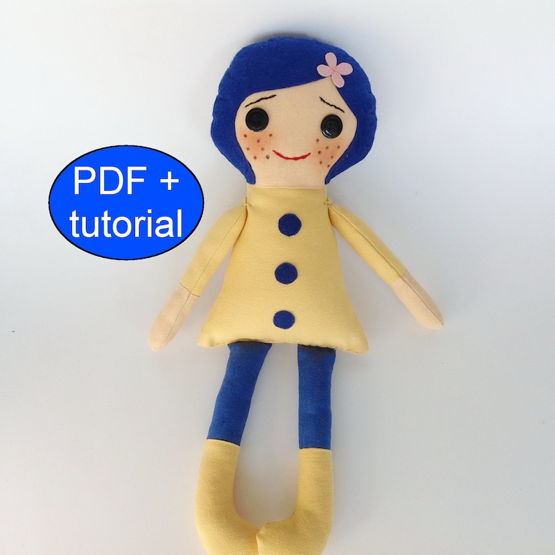 Coraline Doll Template Coraline Doll Template