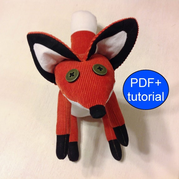 diy fox stuffed animal
