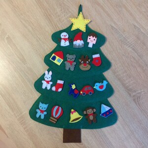 Felt Christmas Tree DIY PDF PATTERN &amp; Tutorial Felt Christmas - Etsy