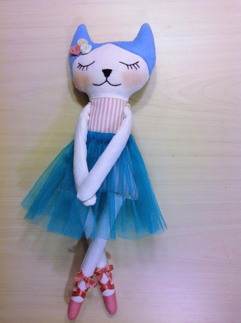 Cat Pattern Cat Sewing Pattern Cloth Cat Doll Stuffed Cat Etsy