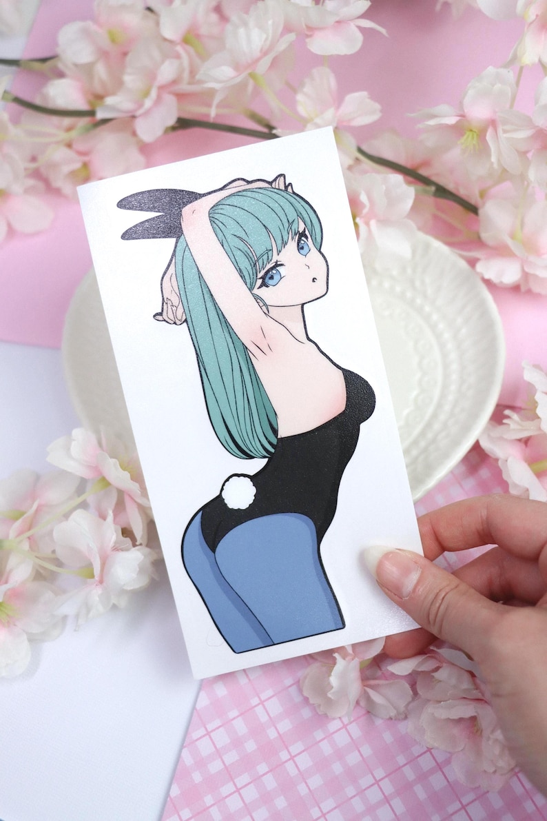 Bunny Bulma DBZ Vinyl Sticker | Anime Car Decal - Etsy