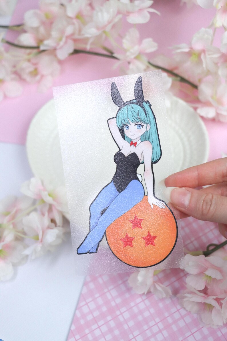 DBZ Bunny Bulma Vinyl Sticker | Anime Car, Laptop Decal Sticker - Etsy