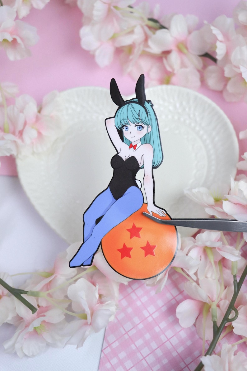 DBZ Bunny Bulma Vinyl Sticker | Anime Car, Laptop Decal Sticker - Etsy