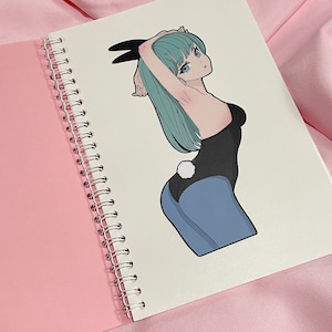 DBZ Bunny Bulma Sticker - Anime Vinyl Sticker - car sticker - Anime Fan Sticker for Car, Laptop, Water Bottle