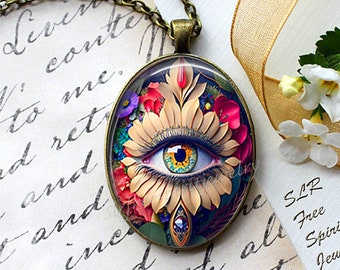 Woke Jewelry, Woke necklace, Third Eye, political jewelry, anti-fascism, Democrats, Election 2024, Democrat jewelry