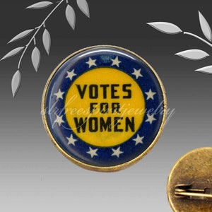 Votes for Women Vintage Pin, Suffrage Movement, 100th celebration, Feminist, Suffrage Jewelry, 19th amendment Celebration, Historic Jewelry