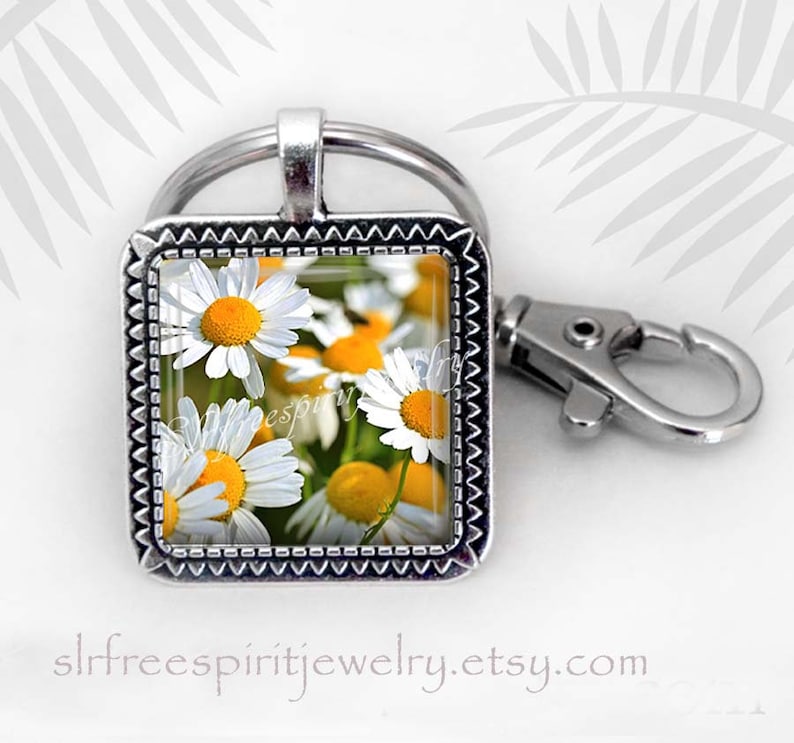 White Daisy Jewelry Summer Accessory Flowers floral Necklace Daisy Earrings photo image jewelry Necklace sets gift for women