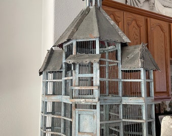 Very Rare Vintage French Birdcage