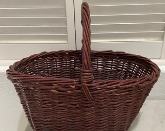 Old Handmade Basket from Milwaukee, Wisconsin