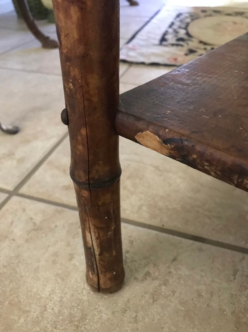 Antique English Bamboo Shelf Morning Pick Up Only