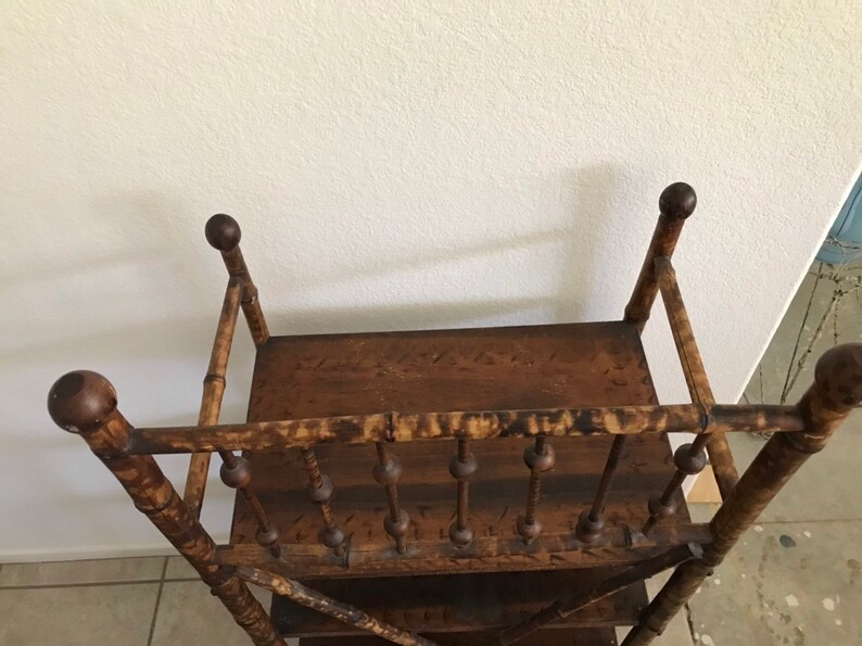 Antique English Bamboo Shelf Morning Pick Up Only