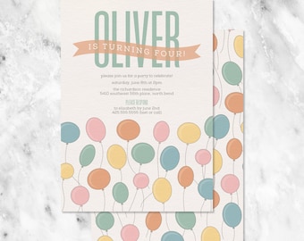 Watercolor Floral Bridal Shower Invitation Printed or Personalized Digital File