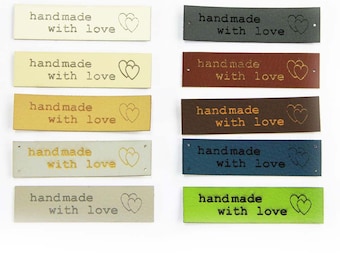 Individuelle Lederetiketten, Label aus echtem Leder, customize