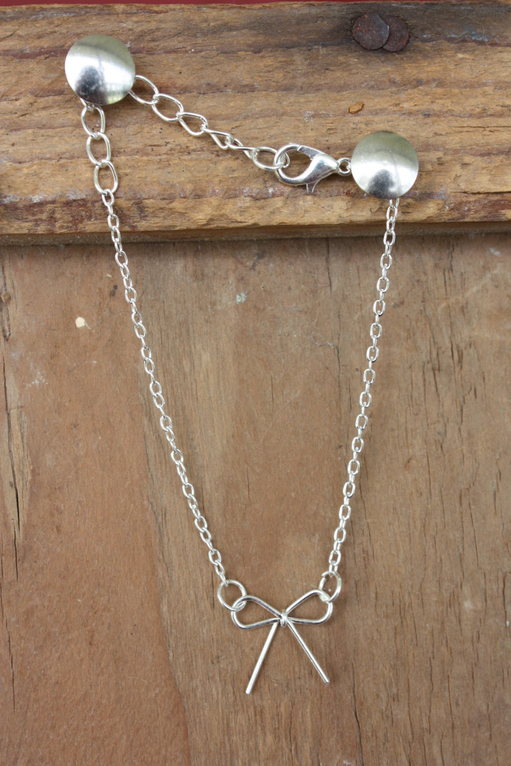 sterling silver tie the knot bracelet