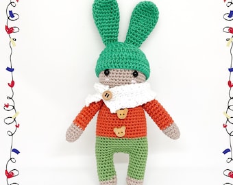 Little puppet with bunny hat