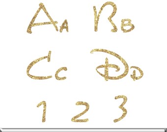 Disney glitter font clipart Gold alphabet clip art Glitter letters clipart Glitter script digital Glitter numbers clip art. INSTANT DOWNLOAD