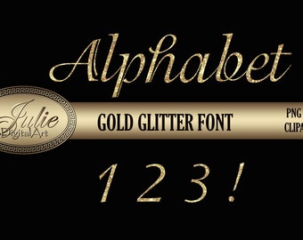 Gold glitter font Gold alphabet clipart Gold letter clip art Glitter gold cursive Glitter alphabet clipart Gold font Glitter numbers PNG