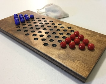 Two Player, Chinese Checkers, Game Board, Wood, Wooden, Game Boards, Board Game, Glass Marbles, Marbles