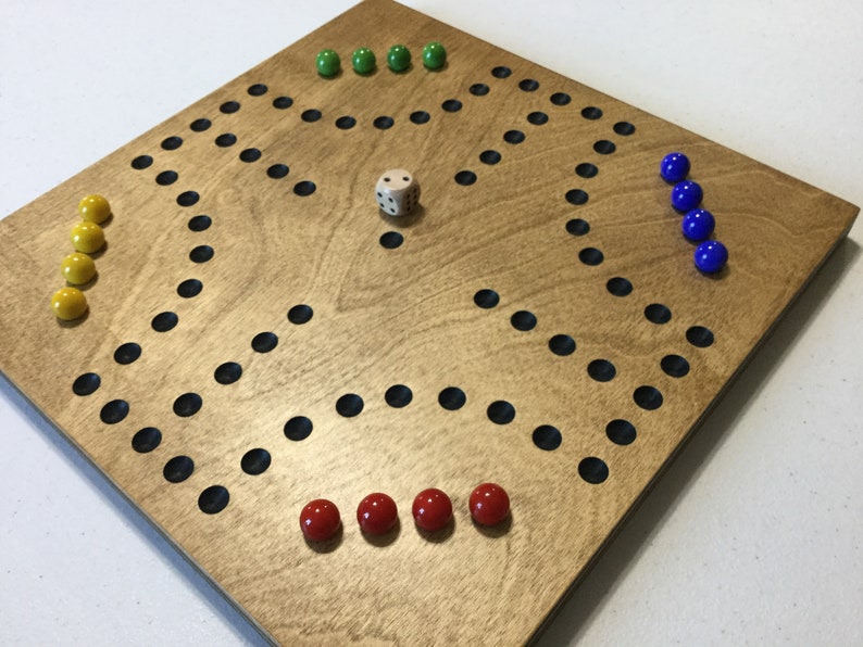 Aggravation Game Board with glass marbles 11 3/4 Etsy