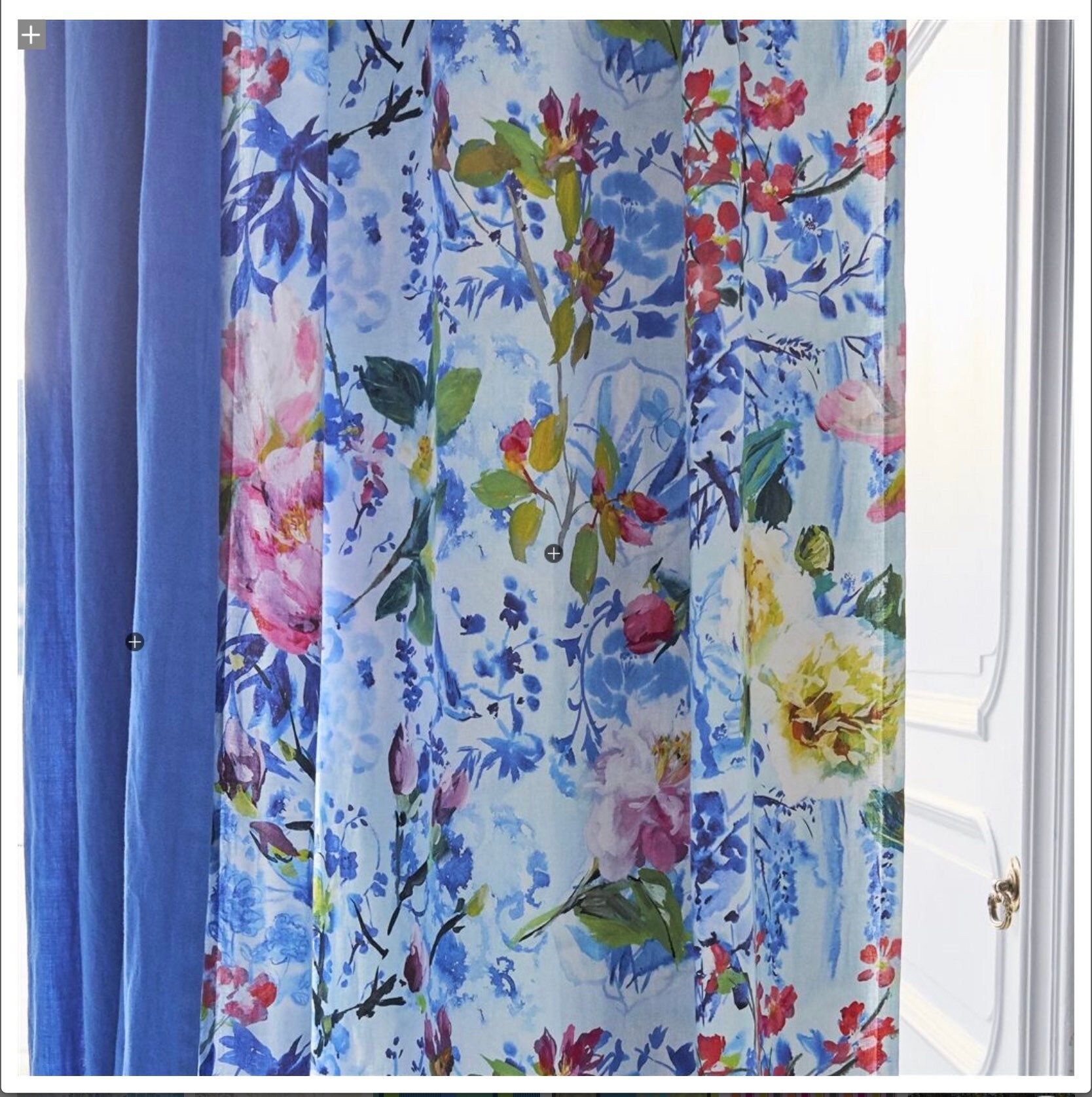 Designers Guild Fabric majolica Cornflower Blue - Etsy India