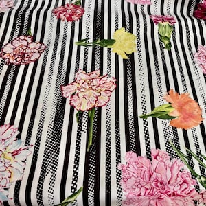 Christian LaCroix-Designers Guild Fabric, &quot;Carnation” -Floral Pattern-Printed Cotton -Jane Hall Design