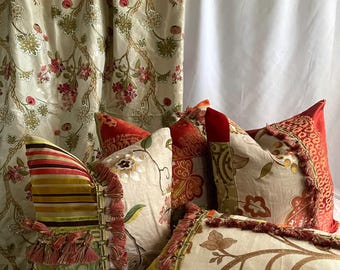 Designers Guild Royal Collection - Embroidered Silk, Curtain and Upholstery Fabric,  From Jane Hall Design