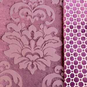 Robert Allen Fabric- Purple -Double Weave Damask Upholstery and Curtain Fabric, From Jane Hall Design