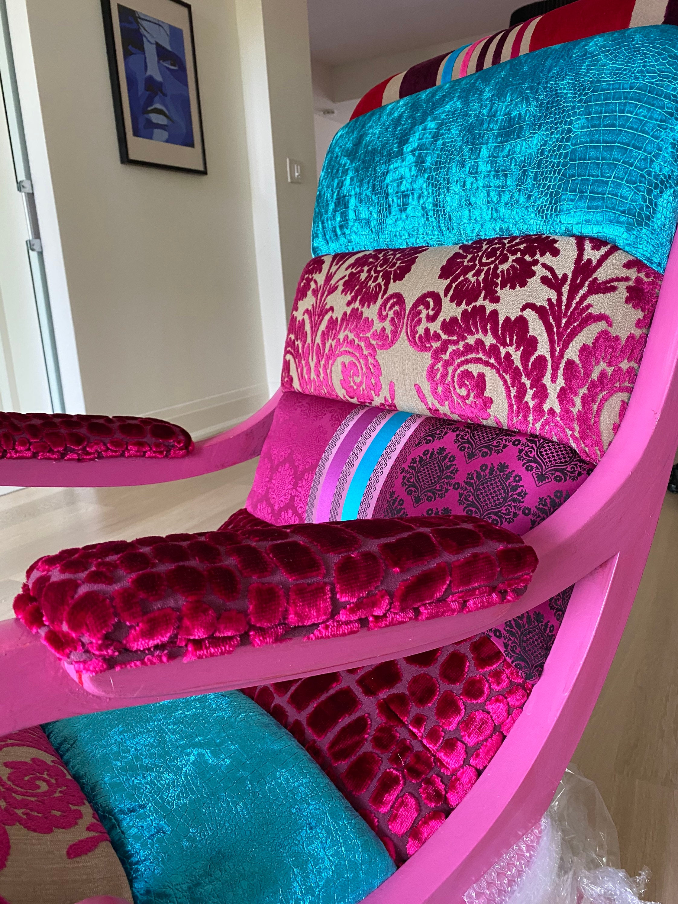 Magenta accent chair new arrivals