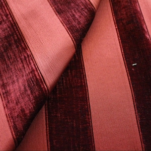 Robert Allen Fabric, Terracotta Double Weave Stripe Upholstery and Curtain Fabric, From Jane Hall Design