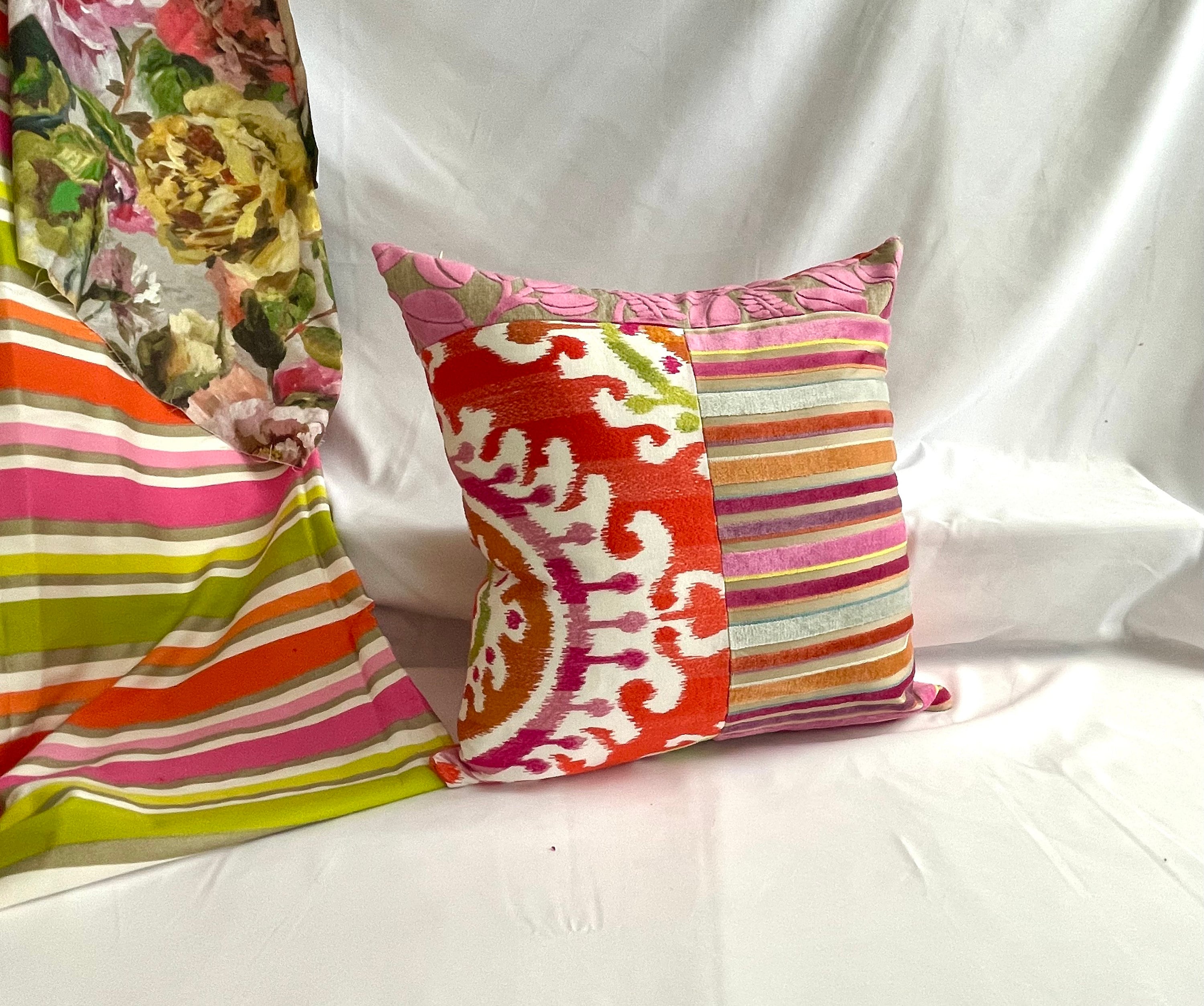 Manual Canovas “daya” Designers Guild, Orange, Pink, Green Cut