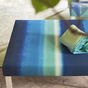 Designers Guild &quot;Murnau-Cobalt” Ombre Stripe Pattern, Curtain Fabric, Upholstery Fabric From Jane Hall Design