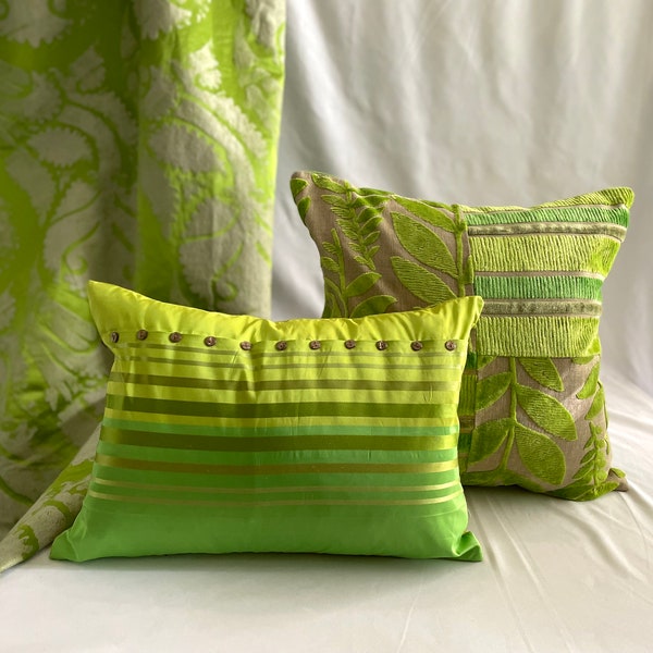 Lime Green Pillow Etsy